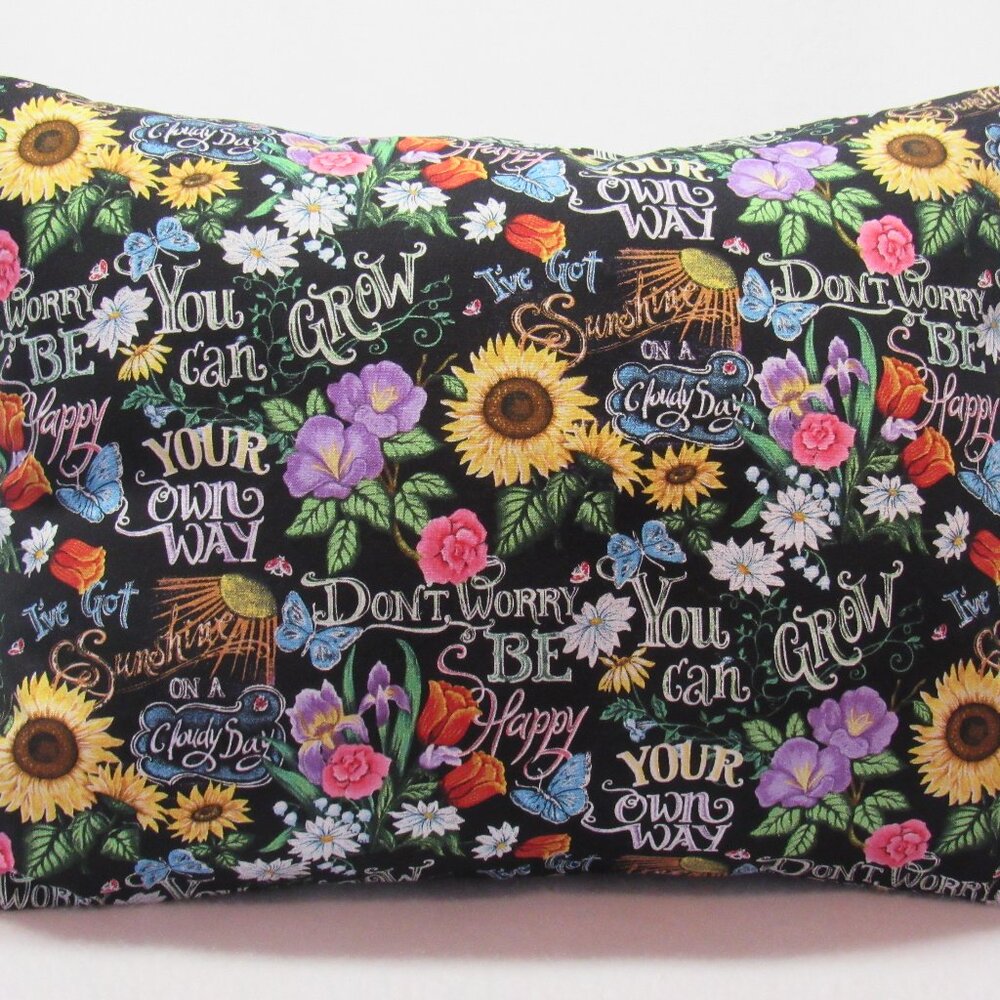 Don't Worry Be Happy Travel Pillow